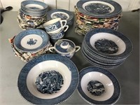 55+ Pieces of Currier&Ives Dishes