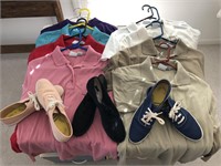 Collection of Women's Shirts & Keds Shoes