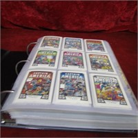 Lot of Marvel trading cards.