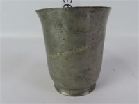 Early Pewter Cup - 3.25" Tall