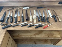 Assortment of Knives & Cutlery