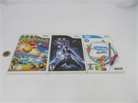 3 jeux Nintendo Wii dont Star Wars Force