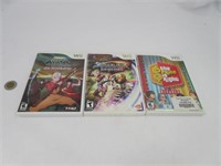 3 jeux Nintendo Wii dont Avatar