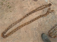 20 ft tow chain with hooks, 3/8"