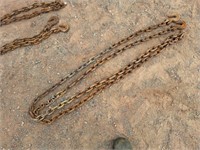 16 ft tow chain with hooks, 3/8"