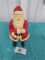 Light-Up Santa- About 16 inches tall
