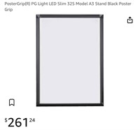 PosterGrip Model A3 Stand Poster Frame