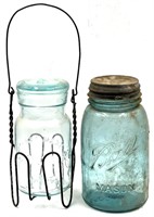 Putnam Lightning and Ball Dropped A Mason Jars