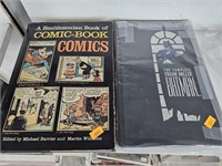 Vintage hard back comic and batman books