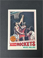 1977 Topps Moses Malone #124