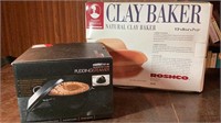 Pudding Steamer & Covered Clay Baker