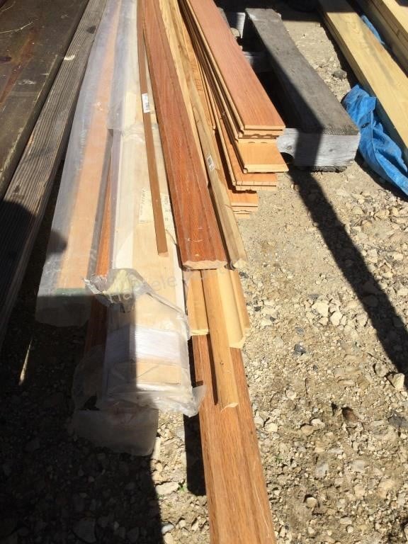 Lot of assorted trim, flooring and other