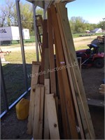 Lot of assorted lumber