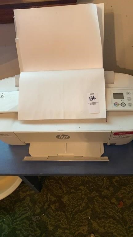 HP printer, copy paper and ink cartridges