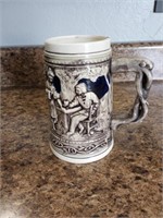 Blue and White German Mug