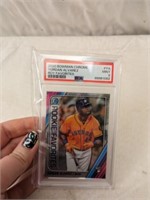 2020 Bowman Jordan Alvarez Graded PSA-9