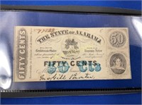 50C CONFEDERATE NOTE