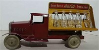 Tin Coca-Cola toy truck