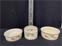 3 Pieces - Hall Jewel Tea China