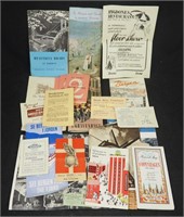 Vtg 1953 Bergen Ship & French Travel Souvenirs Lot