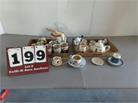 4 Tea Sets & Assortment of Pieces