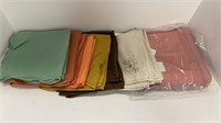 Assorted linen napkins