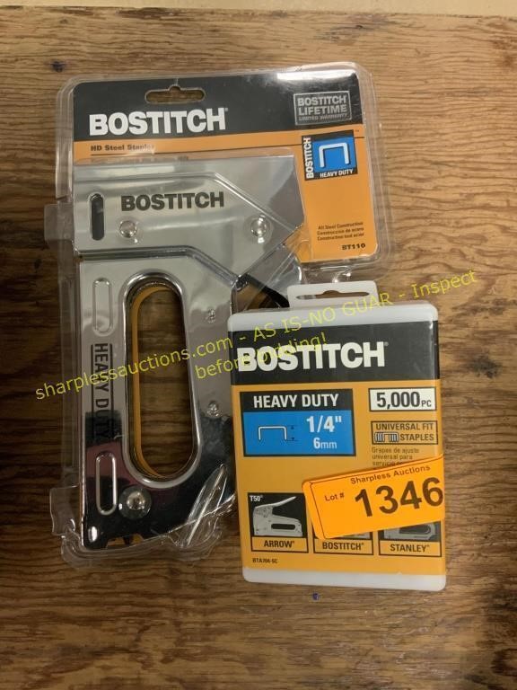 Bostitch heavy duty stapler & staples