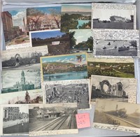 17 Upper NY State Antique/VTG Postcards Ephemera
