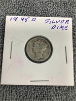 1945 D Silver Dime