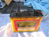 McCormick-Deering Cream Seperator Can