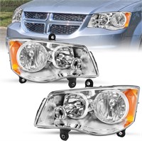 Headlight Assembly Fits 2011-2020 Dodge Caravan