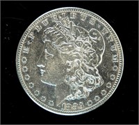 Coin 1883-S Morgan Silver Dollar-XF