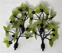 Glass Leaf and Berry Branch Decor
Approx 8in