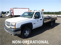 2004 Chevrolet 3500 12' S/A Flatbed Truck