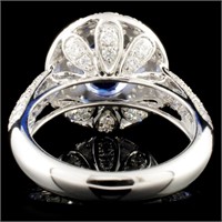 2.14ct Tanzanite & 1.71ctw Diam Ring in 14K Gold