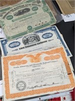 Railroad Stock Certificates