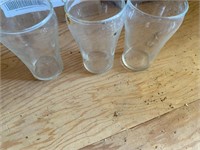 Lot of 3 Beer Glasse