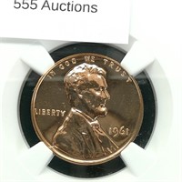 1961 PENNY 1C PF68RD NGC