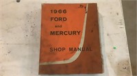 Vintage 1966 Ford Mercury Shop Manual