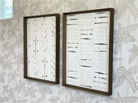 2PC FRAMED WALL ART