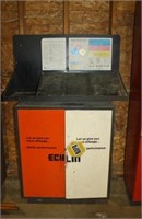 Echlin parts cabinet w/book tray