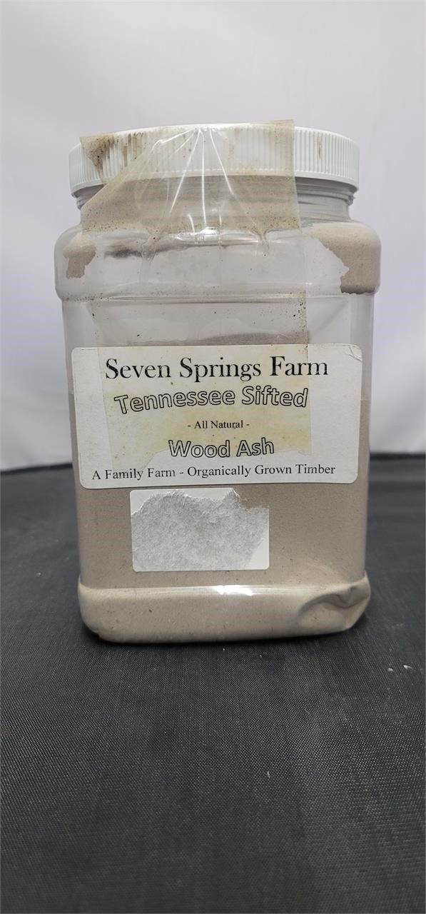 Seven Springs Farm Tennessee Sifted Wood Ash