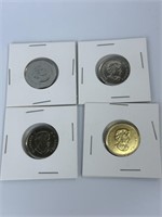 4 Uncirculated Canadian Quarters