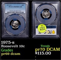 Proof PCGS 1975-s Roosevelt Dime 10c Graded pr69 d