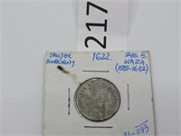 Early Silver Coin, 1622??    ***Tax Exempt***