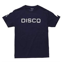 STAR TREK Men's Discovery Disco T-Shirt, Navy