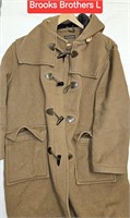 Brooks Brothers Brown Overcoat Large