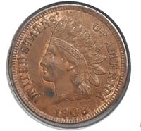 Indian Head Penny 1908 AU