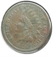 Indian Head  1885 Penny  VF