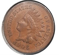 Indian Head Penny 1906 AU